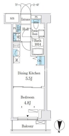 クラリティア板橋本町の物件間取画像